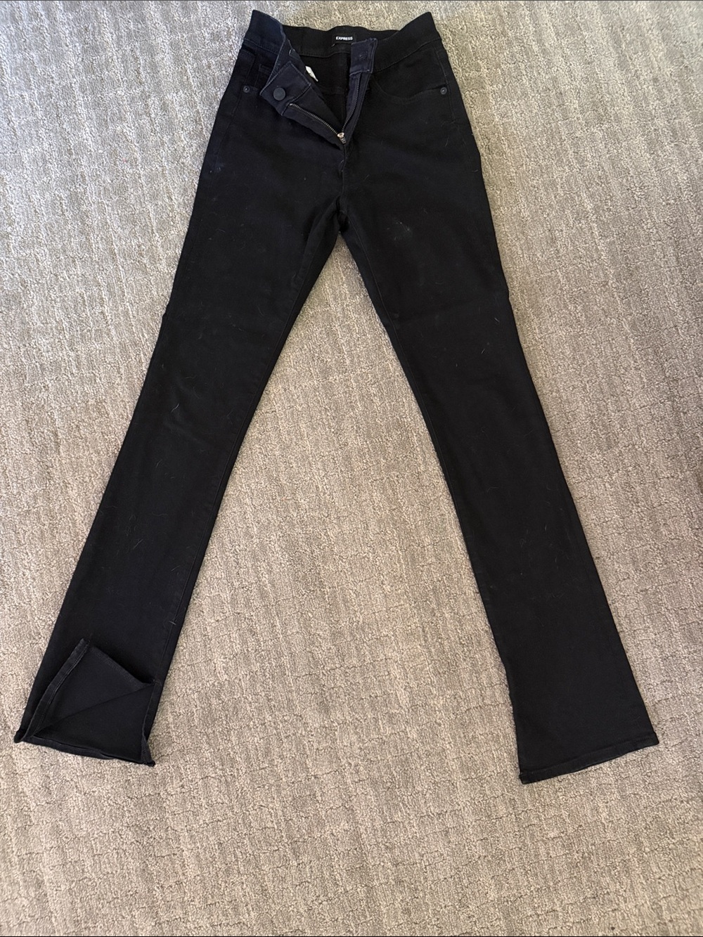Express Black Skyscraper High-Rise Jeans